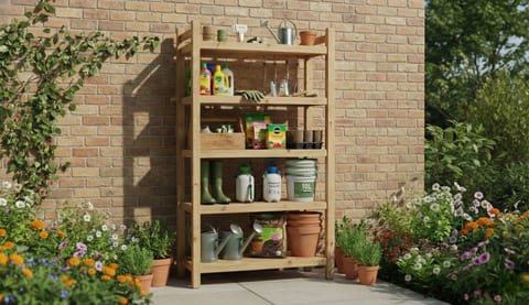 Classic — garden shelving unit